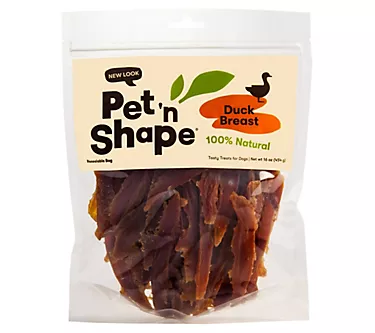Pet 'n Shape Duck Breast Fillets Dog Treats, 16 oz
