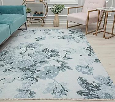 Isaac Mizrahi Serafina Botanical Blue 2' x 4' A rea Rug