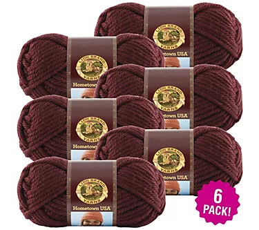 Lion Brand Multipack of 6 Napa Valley Pinot Hometown USA Yarn