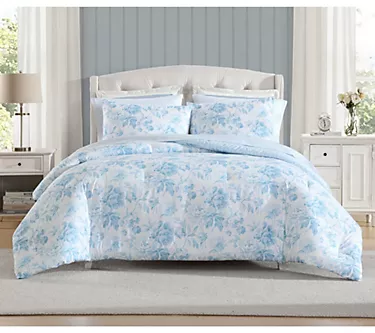 380323-laura-ashley-anja-textured-toile-blue-twin-xl-comforter-set-1.webp
