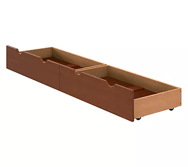Alaterre Furniture 2 Underbed Storage Rolling Drawers
