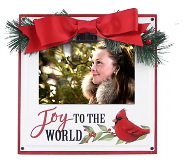 Young's S/4 Wood/Metal Christmas Tabletop Photo Clip
