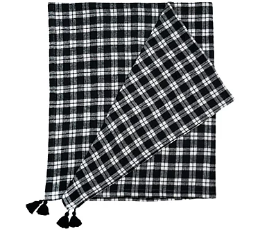 Young's Woven 50"X60" Throw with Tassels