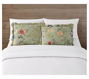 American Traditions Edens Garden Pair of King Shams