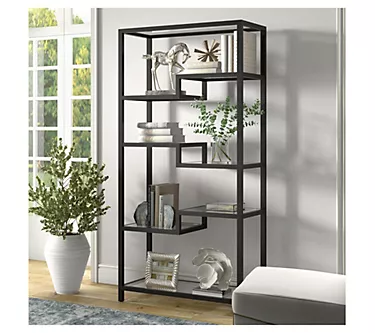 Hudson&Canal Johann 68" Tall Rectangular Bookcase