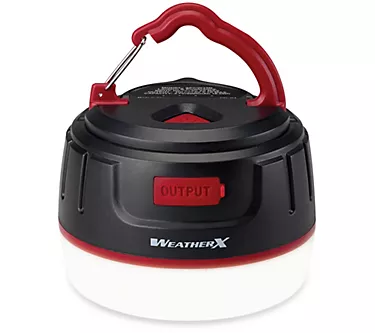 WeatherX XPCW19B Waterproof LED Lantern w/ Powerbank