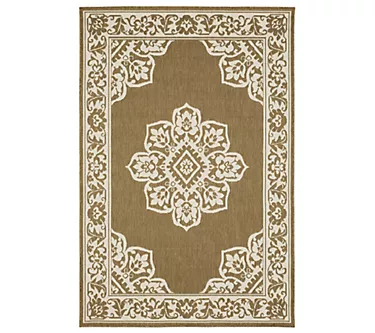 Veranda Living Medallion Reversible 7'8" x 10' Rug