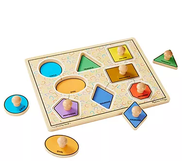 Melissa & Doug Large Shapes Jumbo Knob