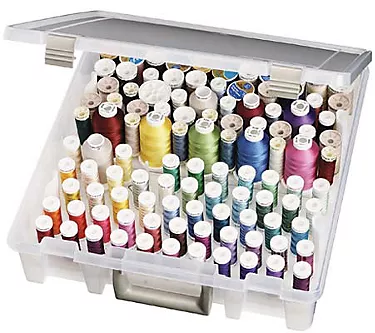 Art Bin Super Satchel Box With Removable ThreadTrays