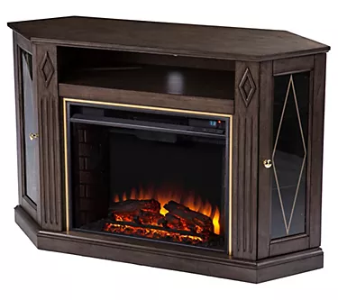 SEI Furniture Austindale Electric Fireplace wit h Media Storag