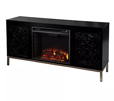 SEI Furniture Winsterly Electric Fireplace with  Media Console