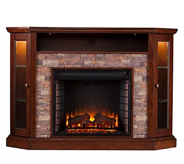 Redden Corner Convertible Electric Media Fireplace