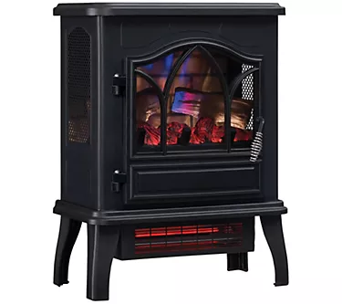Duraflame 3D Infrared Stove Heater w/ Adjustable Flame Effect