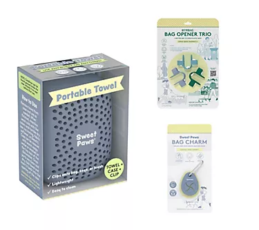 Sweet Paws 3-Piece Walking Essentials Bundle