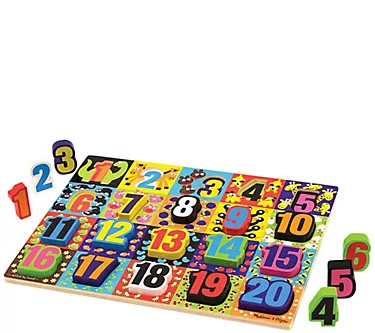 Melissa & Doug Jumbo Numbers Chunky Puzzle