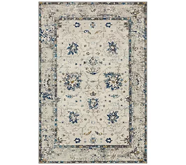 Mohawk Home Waldorf Grey/Dark Blue 7' 10" X 10'Area Rug