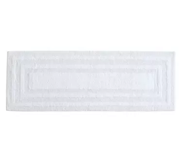 Eddie Bauer Logan White Bath Runner