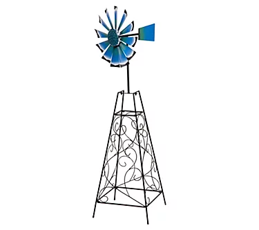 Plow & Hearth Flower Shaped Weathervane Wind Spinner Spinner