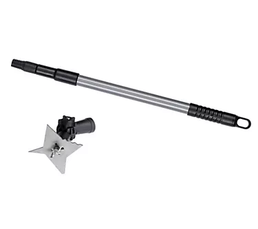 Apollo 4-Prong Weed Scraper with Telescopic Pole