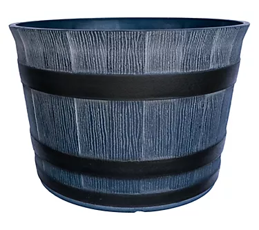 Roberta's 16" Jumbo Single Whiskey Barrel Planter
