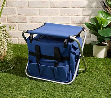 P.S. Home Portable Garden Seat with Removable Tool Bag