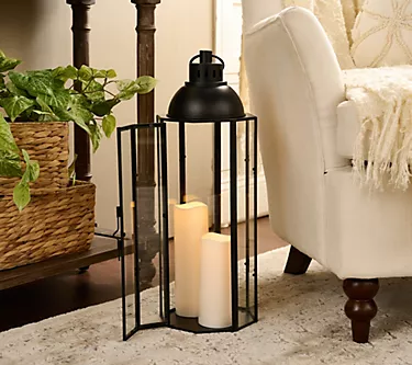 Home Reflections Luxe Oversized 21" In/Outdoor Lantern 1 382555-home-reflections-luxe-oversized-21-in-outdoor-lantern-1.webp
