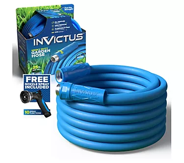 Invictus Heavy Duty 25' Lightweight Garden Hosewith Nozzle 1 382558-invictus-heavy-duty-25-lightweight-garden-hosewith-nozzle-1.webp