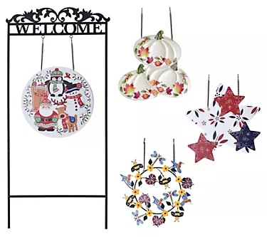 Temp-tations Garden Sign with 4 Icons