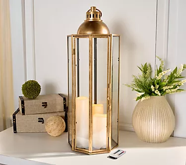Home Reflections Luxe Oversized 25" In/Outdoor Lantern