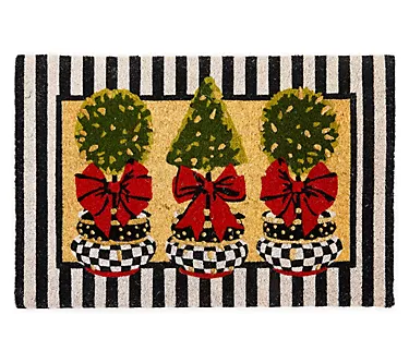 MacKenzie-Childs Topiary Entrance Mat