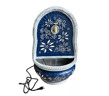 Temp-tations Outdoors Mosiac Wall Fountain