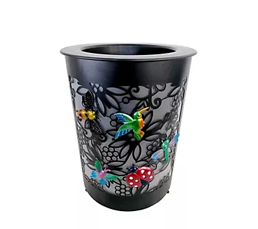 Temp-tations Outdoors 16.5" Illuminated Planter w/ Magnet Icons