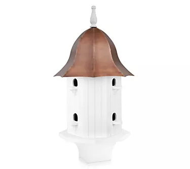 Dovecote Manor Birdhouse - Pure Copper Roof by Good Directions 1 382836-dovecote-manor-birdhouse-pure-copper-roof-by-good-directions-1.webp
