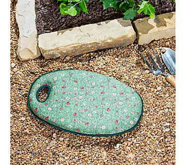 Evergreen Reversible Floral Garden Kneeler