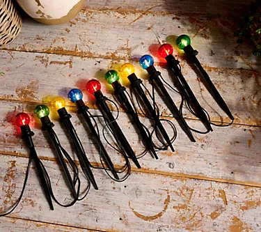 Bethlehem Lights 20' Globe Pathway Lights with Stakes