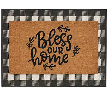Nourison Layered 2-Piece Coir and Woven Seasonal Doormats