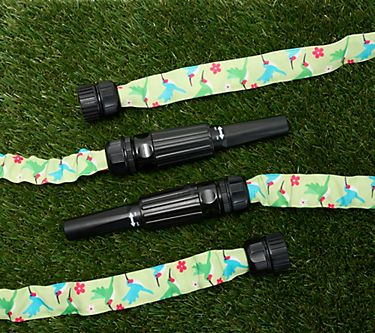 Bernini 2-pack 40' Fabric HydroHose Compact Hoses with Nozzles