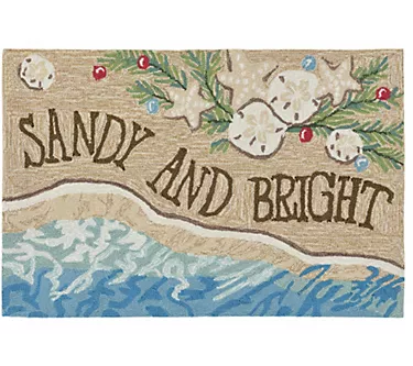 Liora Manne Frontporch Sandy & Bright Rug Sand30" x 48"