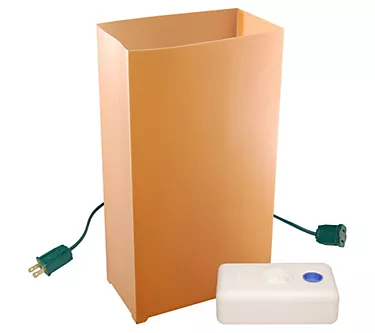 LumaBase Electric Luminaria Kit with - Tan (10ount)