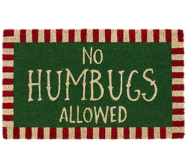 Design Imports No Humbugs Doormat