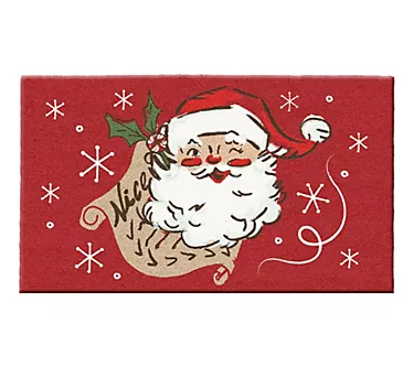 Design Imports Santa's Nice List Doormat