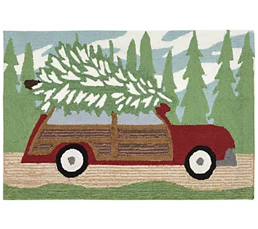 Liora Manne Frontporch Woody Wonderland Rug Pine 20" x 30"