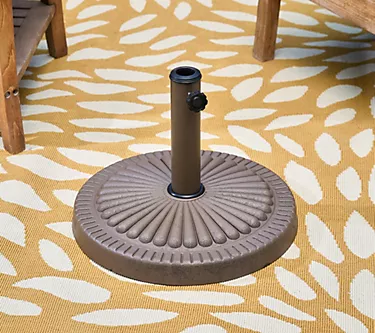 "As Is" Garden Reflections Decorative Design 26lb Umbrella Base