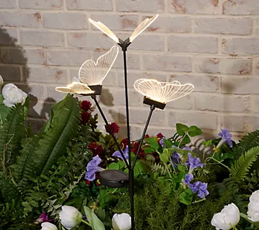 Home2Garden Solar Decorative Acrylic Butterfly Stake