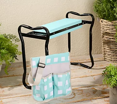 "As Is" Girl Next Door Garden Seat/ Kneeler with Removable Belt