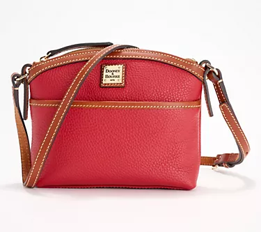 Dooney & Bourke Pebble Leather Domed Crossbody