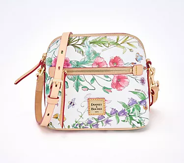 Dooney & Bourke Coated Cotton Botanical Domed Satchel