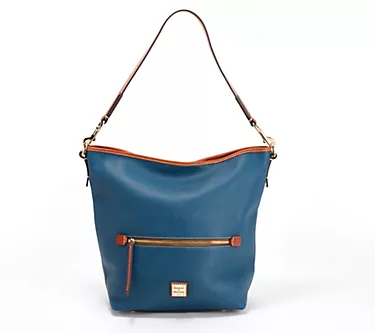 Dooney & Bourke Pebble Leather Hobo Sac Shoulder Bag