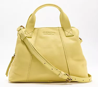 American Leather Co. Mini Ada Leather Satchel Crossbody