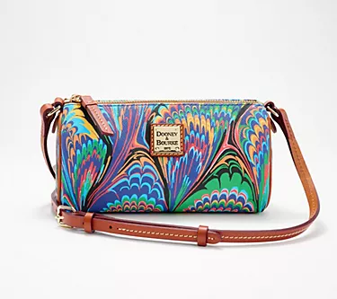Dooney & Bourke Coated Cotton Plumes Buffy Crossbody